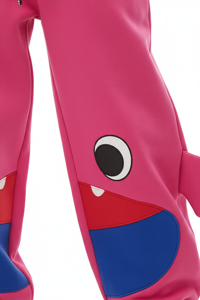 Pink Shark wide leg pants