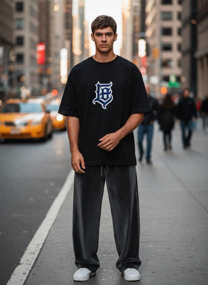 Gothic Letter Oversized Tee