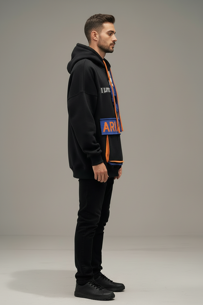 ARIAVIGA Graphic Hoodie - Black