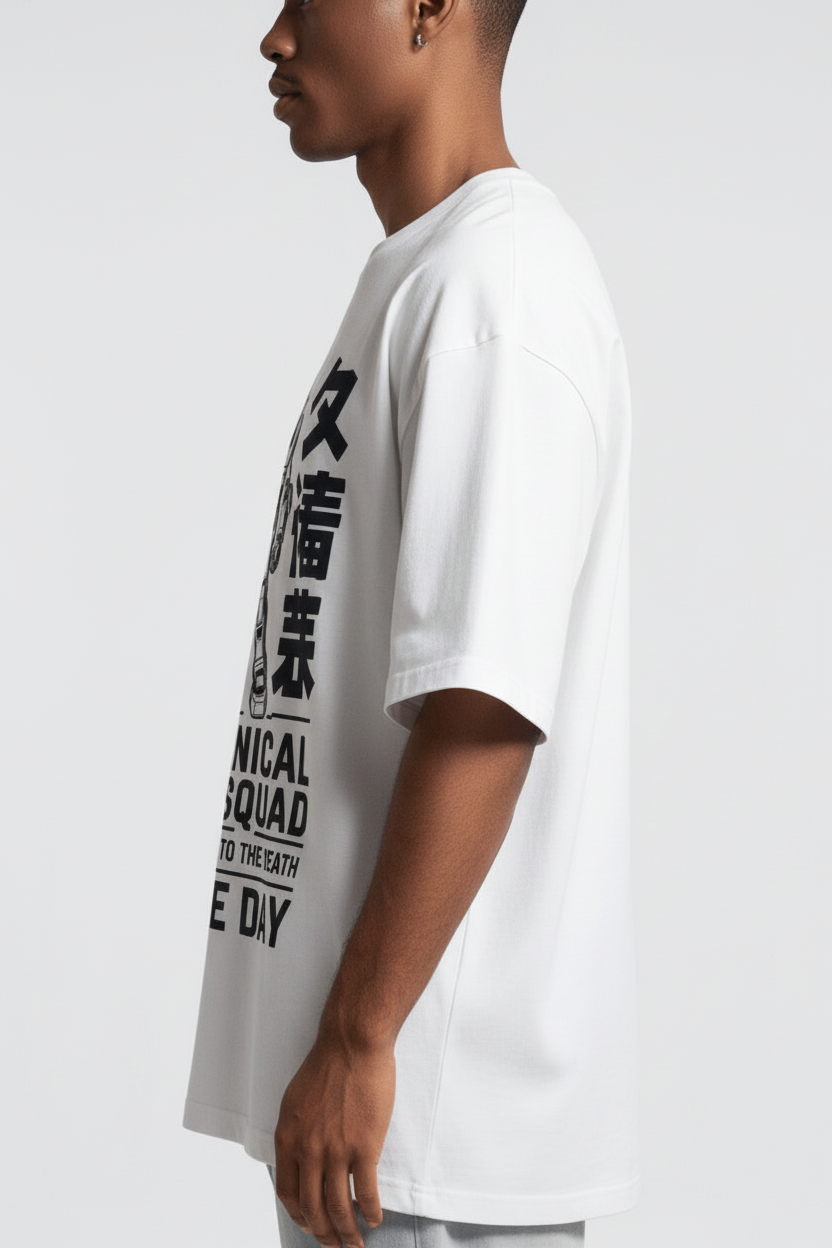 Mechanical Death Squad Oversized Tee