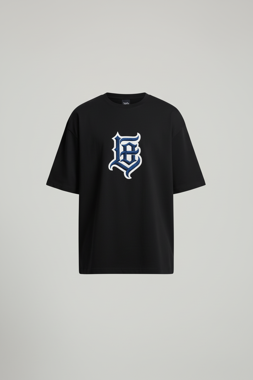 Gothic Letter Oversized Tee