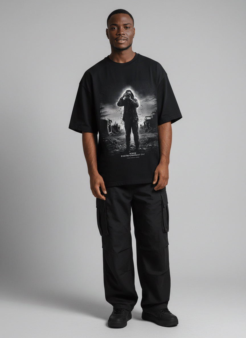Photographer Graphic Oversized Tee