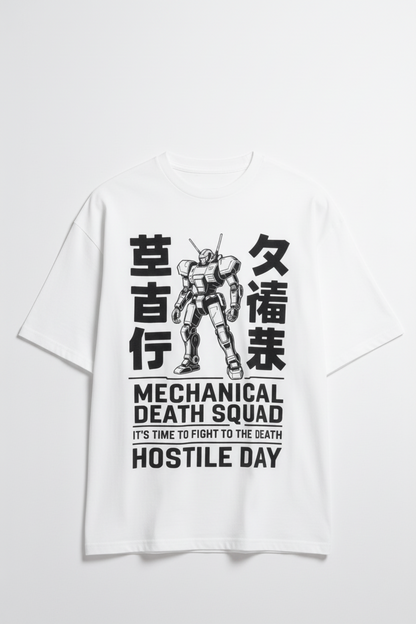 Mechanical Death Squad Oversized Tee