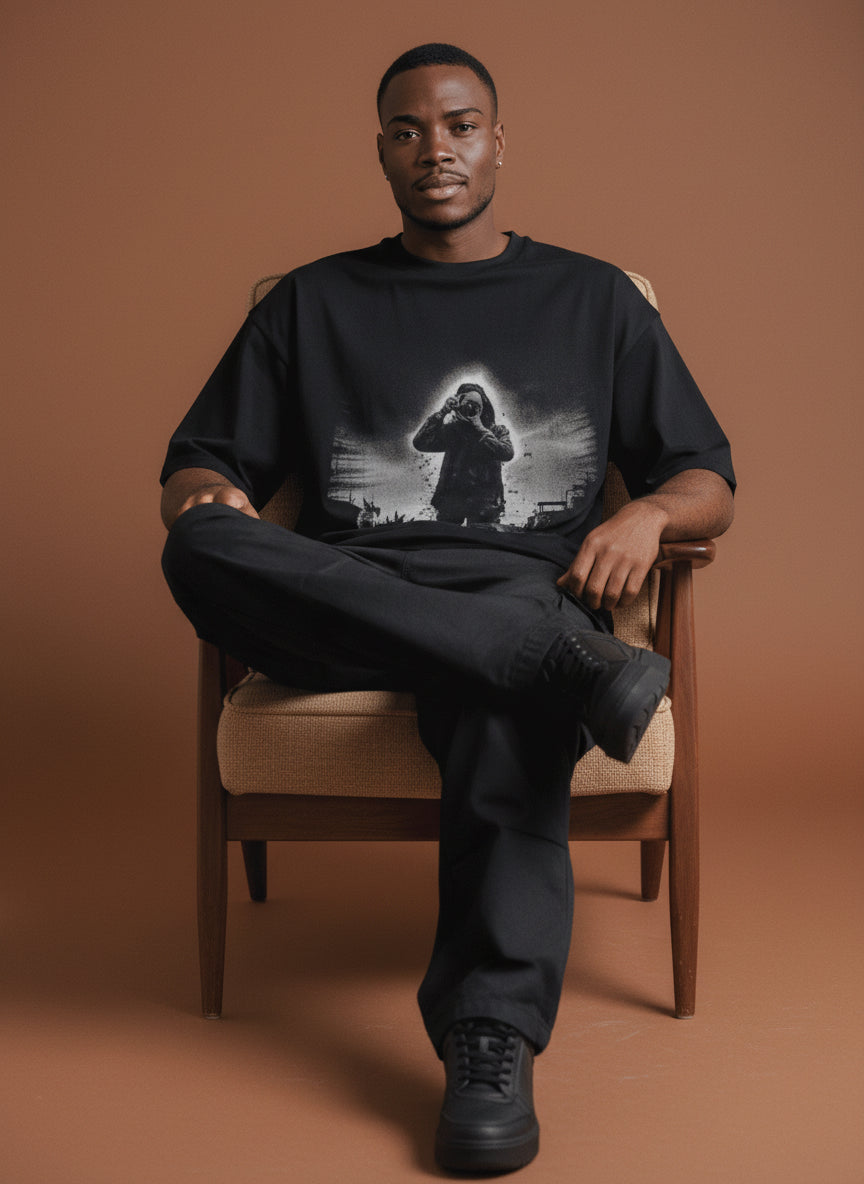 Photographer Graphic Oversized Tee
