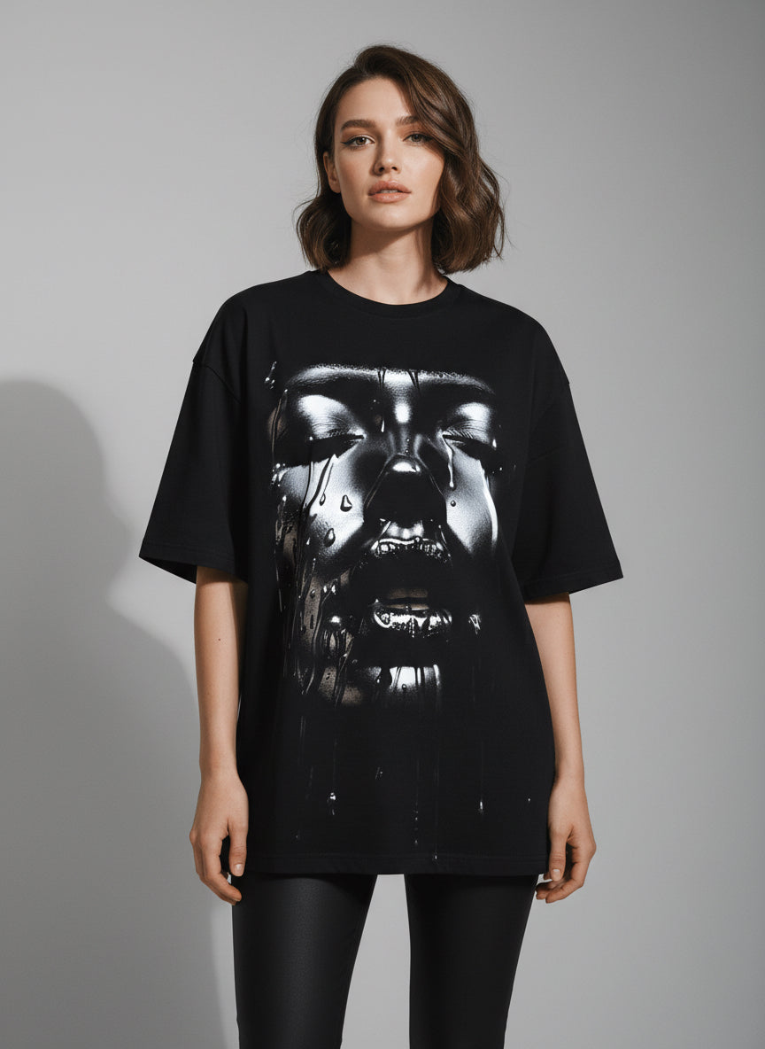 The Liquid Chrome Graphic Tee