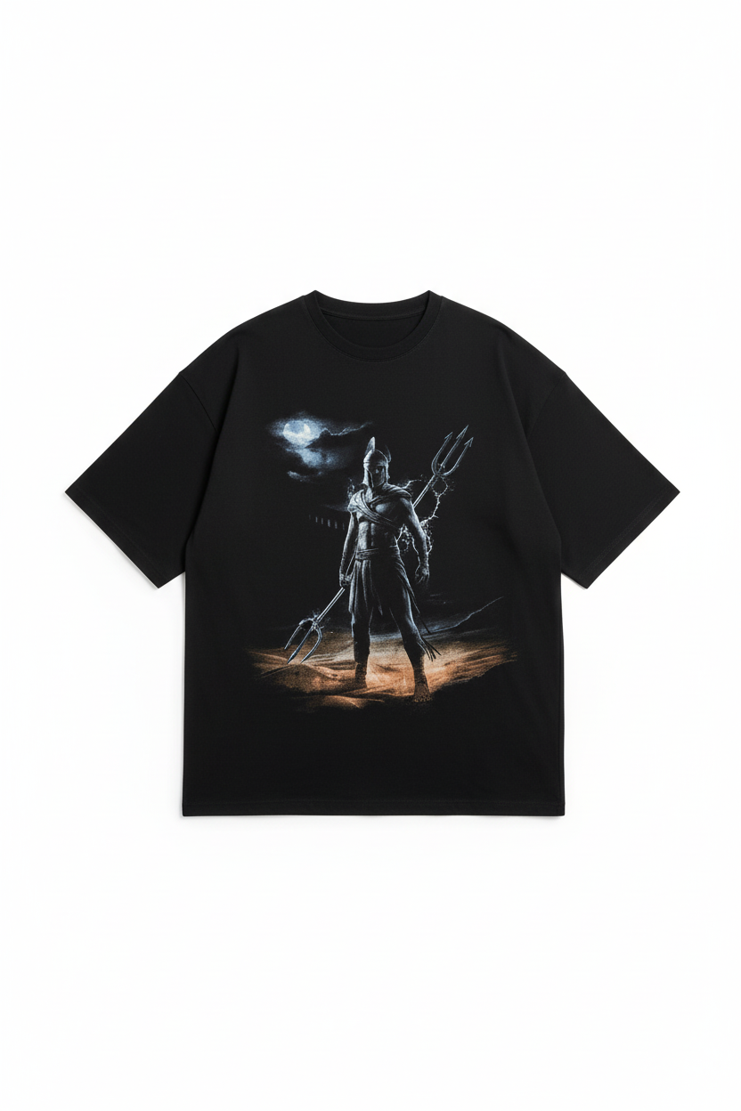 Warrior Graphic Oversized Tee