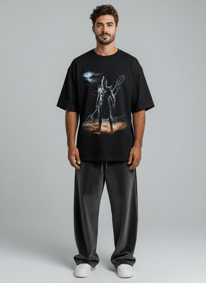 Warrior Graphic Oversized Tee