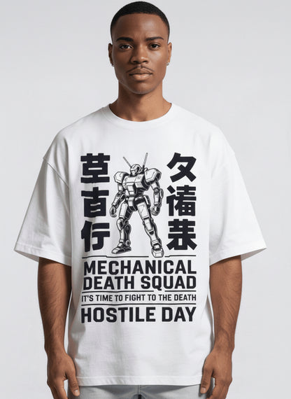 Mechanical Death Squad Oversized Tee