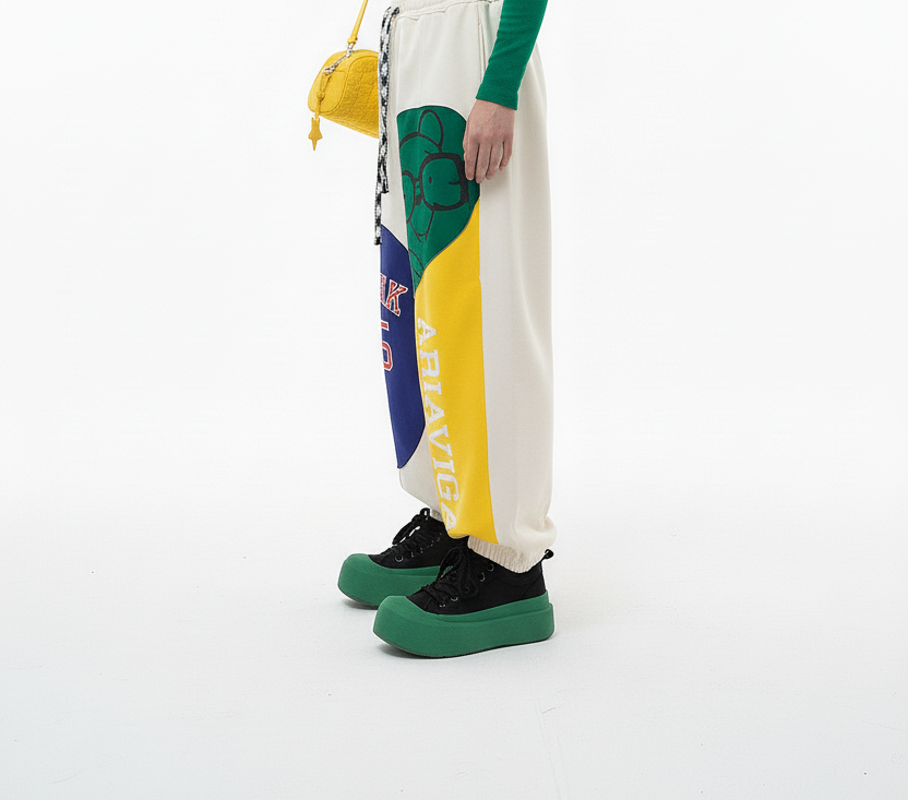 Pooh Bear's Wide Leg Pants