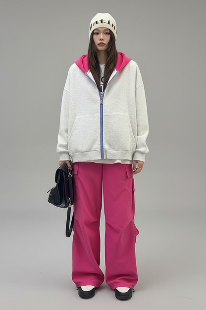 White Comfort Essentials Bear Hoodie