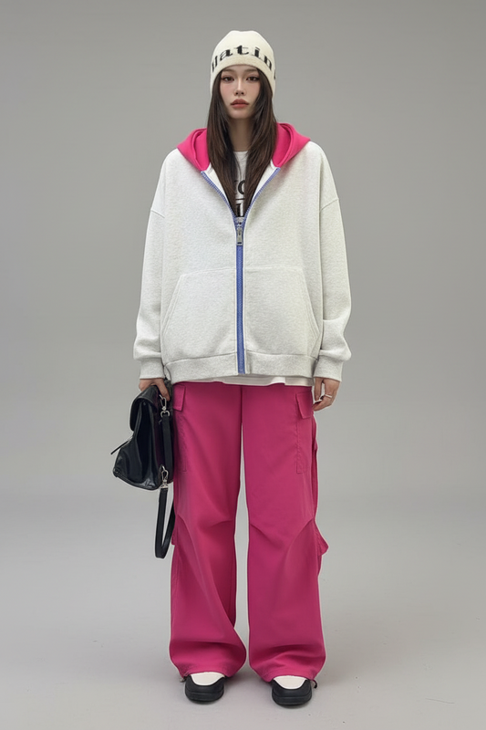 White Comfort Essentials Bear Hoodie